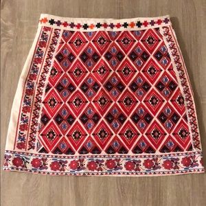 Colorful Patterned Skirt